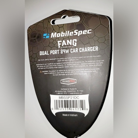 MobileSpec MBSSP21DC Orange/Yellow 12V Plug 2x USB Car Charger - Picture 6 of 7